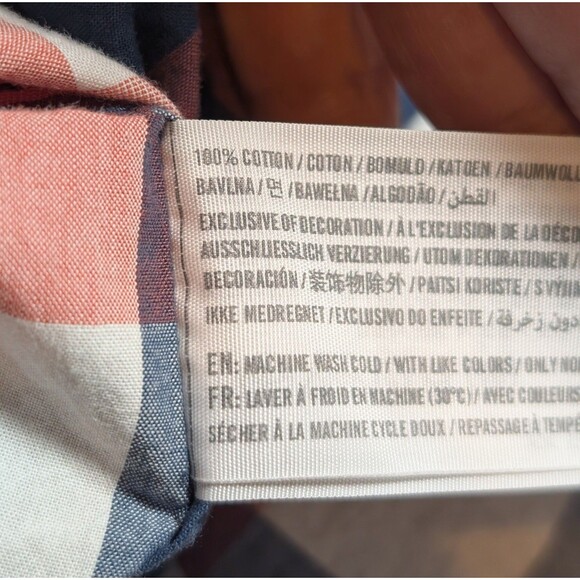 Hollister Size L Shirt Button Down Checked Long Sleeve Cotton California Preppy - Picture 7 of 9